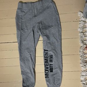 Grey sweatpants
